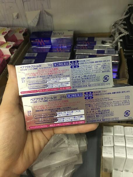 Kem trị mụn Pair Acne W Cream