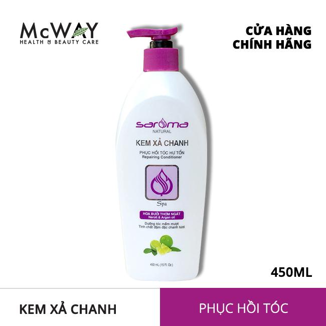 Kem Xả Saroma Chanh 450ml