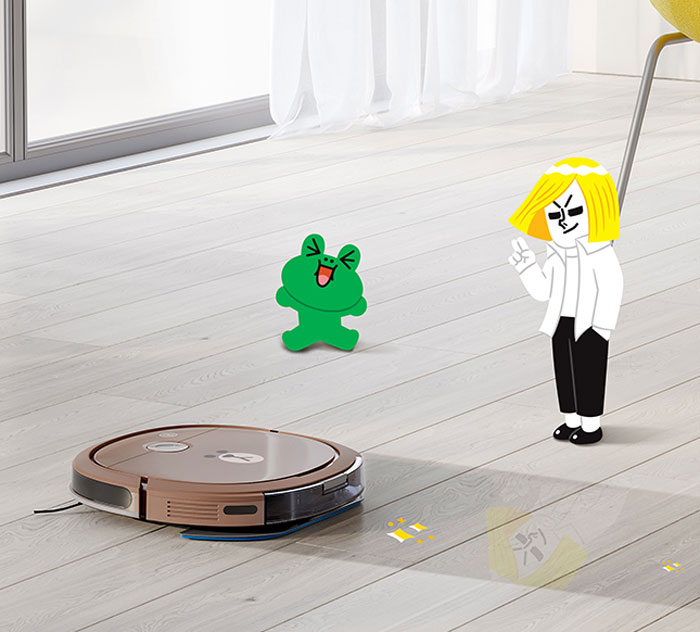 ROBOT HÚT BỤI ECOVACS DEEBOT U3 LINE FRIENDS