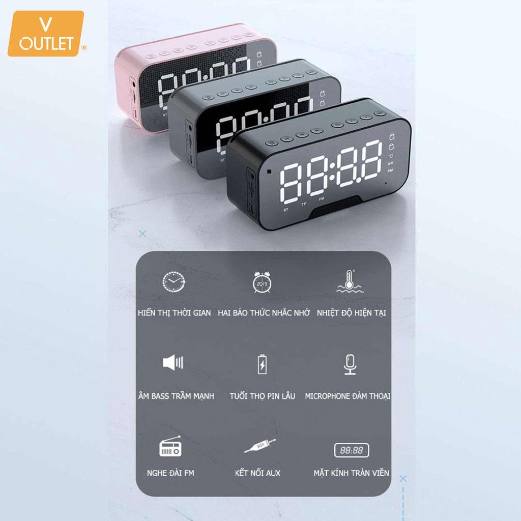 Loa bluetooth có đồng hồ led Suntek Kimiso K10