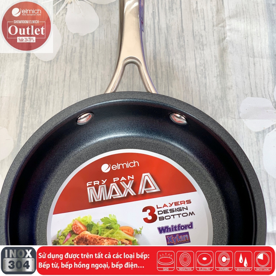 CHẢO INOX CHỐNG DÍNH ELMICH EL-3760