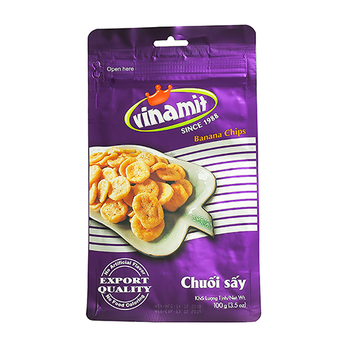 Chuối sấy Vinamit - gói 100g