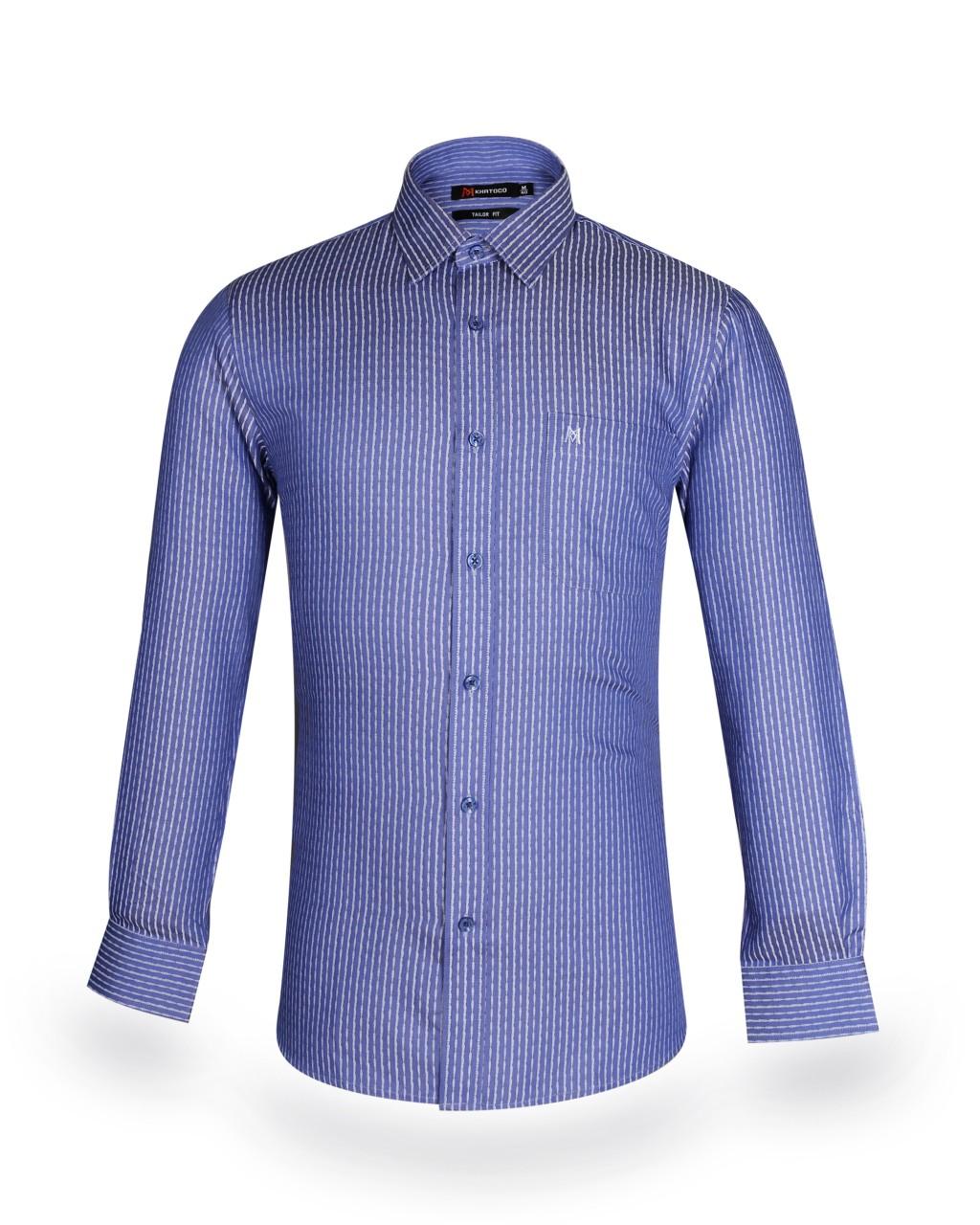 Áo sơ mi nam Khatoco A1MD388T1