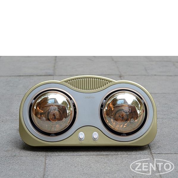 ĐÈN SƯỞI NHÀ TẮM 2 BÓNG ZENTO ZT2