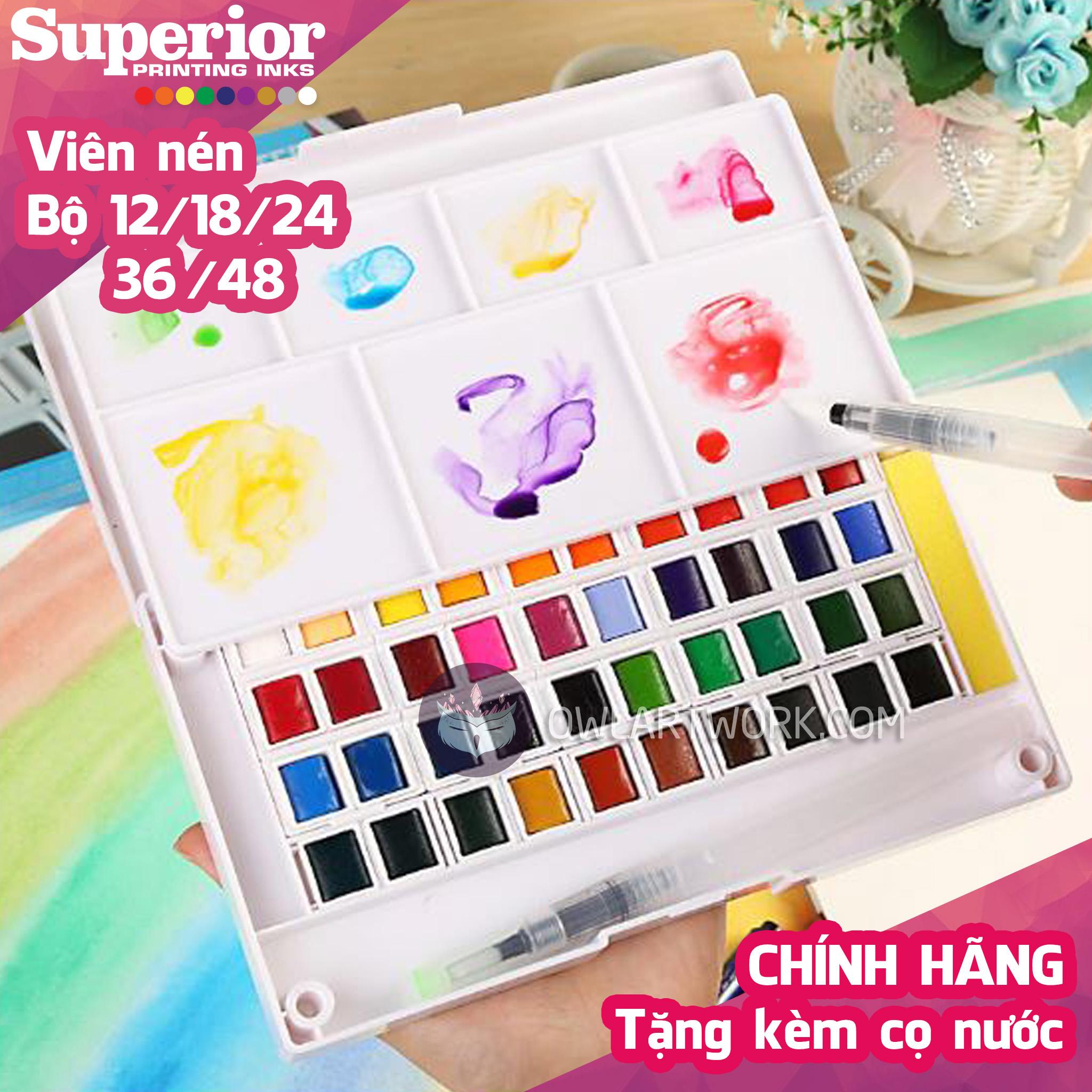 Màu Nước Superior 18 Màu