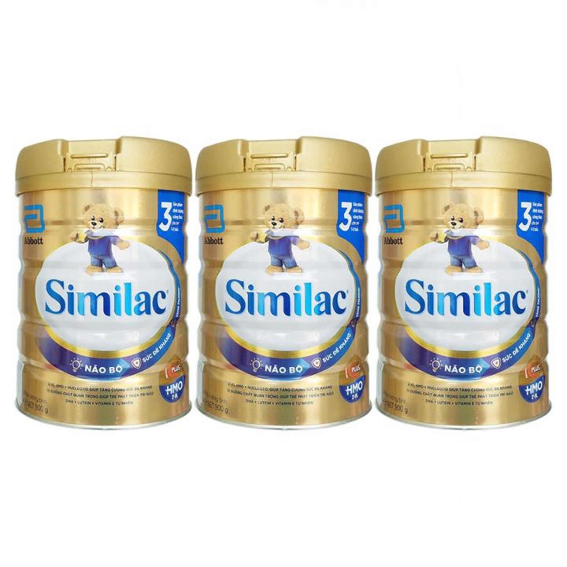 Combo 2 Lon Sữa Bột Similac 3 (1-2 tuổi) 900g