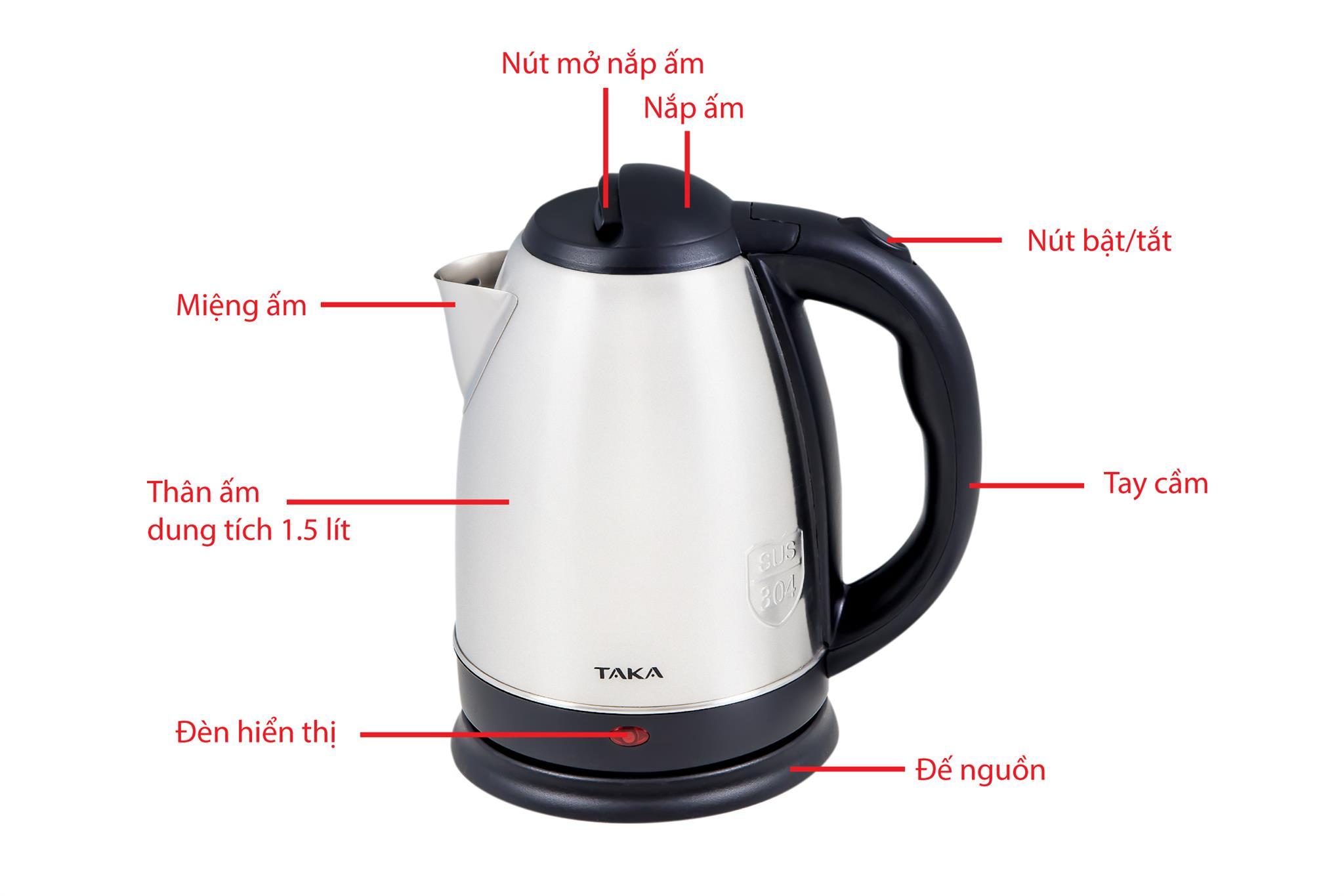 Ấm siêu tốc Taka TKEK18D2