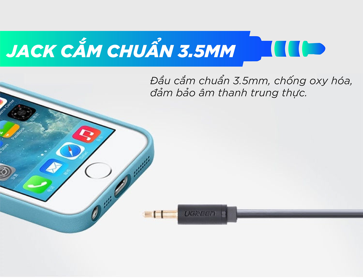 Cáp Audio 3.5mm UGREEN 10781