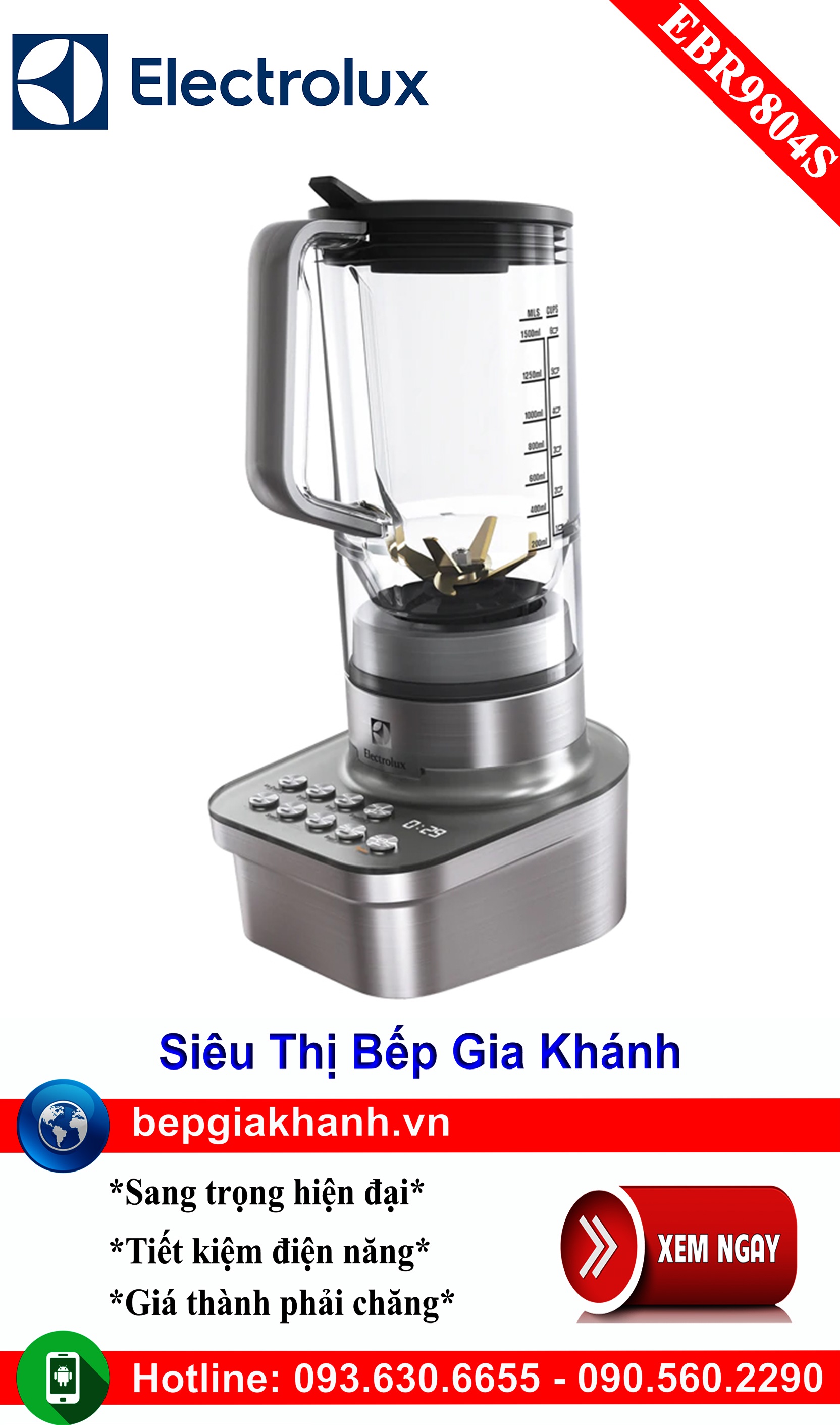 Máy Xay Sinh Tố Electrolux EBR9804S