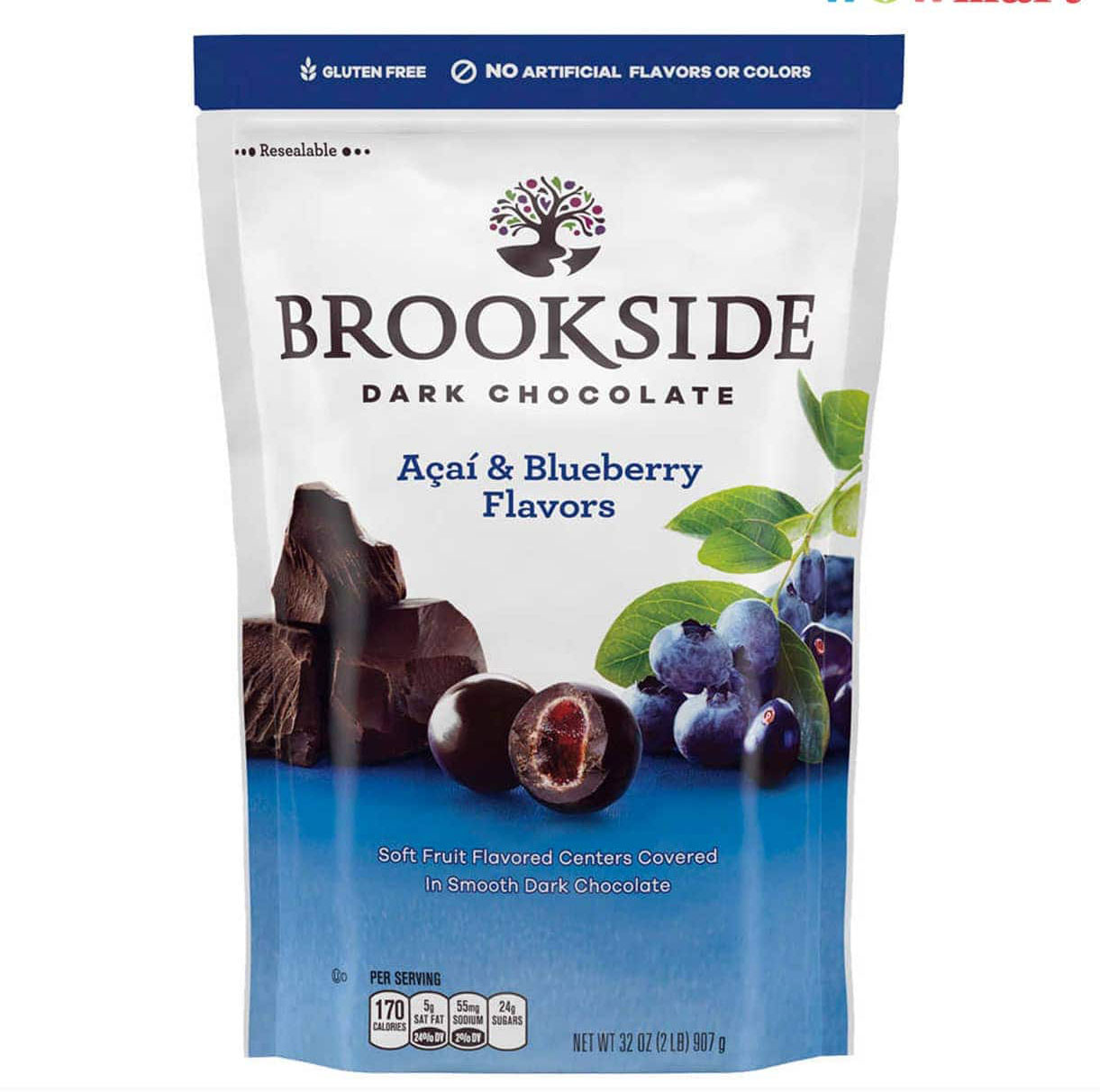 Kẹo Chocolate Đen Brookside Quả Việt Quất