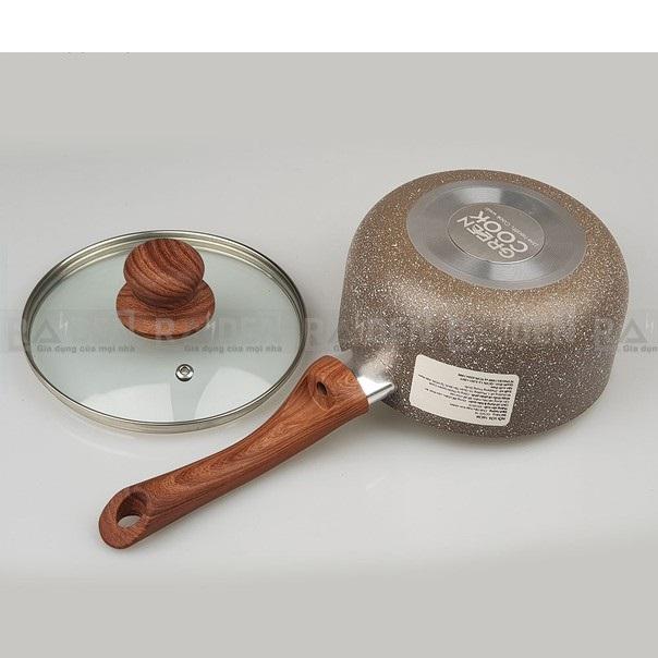 Nồi sữa vân đá size Green Cook GCS03-16, 16cm