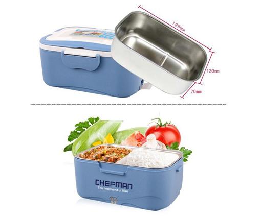 Hộp cơm hâm nóng Chefman ruột inox CM-112I