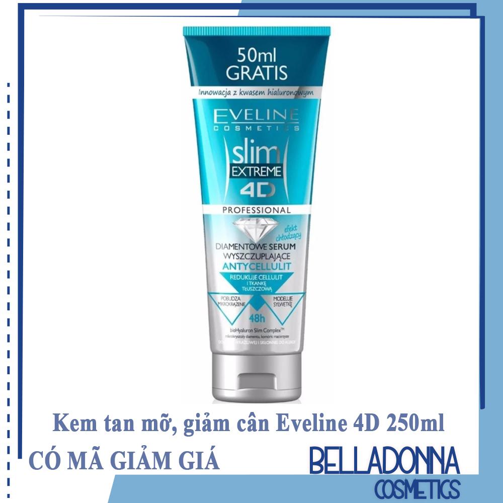 Kem giảm béo chống tích tụ mỡ Eveline Slim Extreme 4D