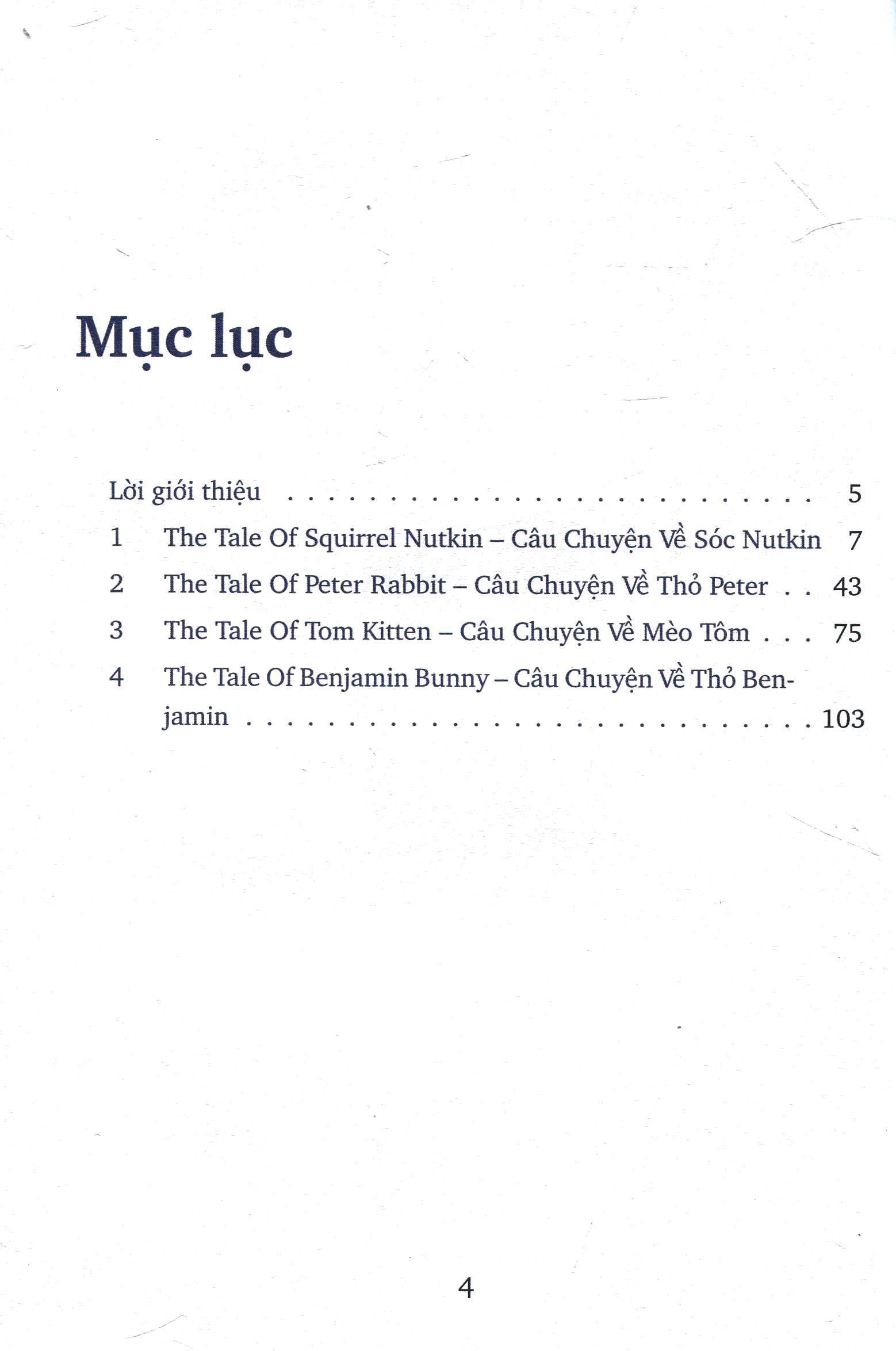 Thỏ Peter Và Các Bạn (Song Ngữ)
