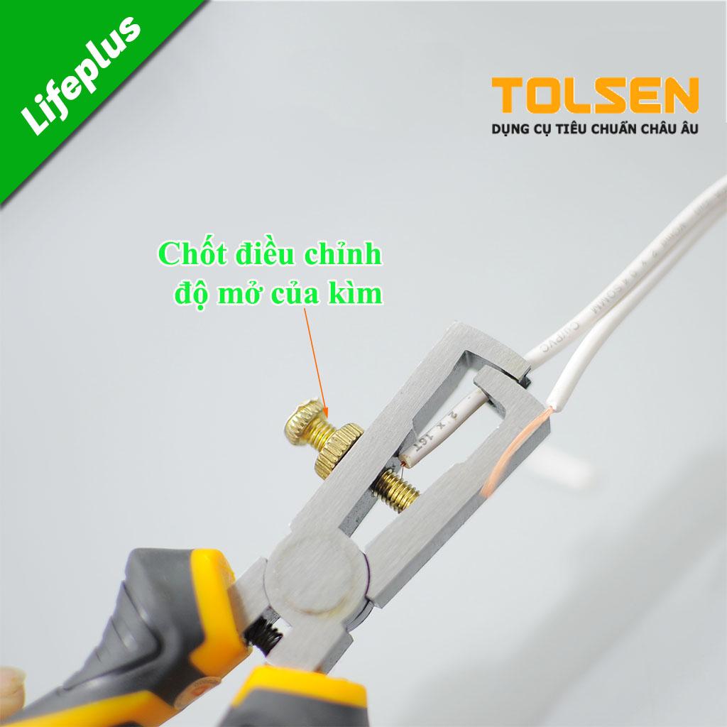 Kềm tuốt dây Tolsen 10028 16cm