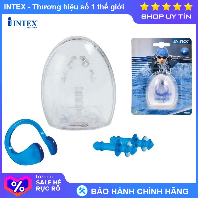 Bộ bịt tai và kẹp mũi intex 55609