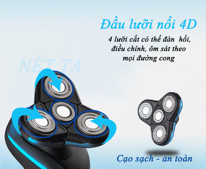 Máy cạo râu cao cấp Kemei KM-58890
