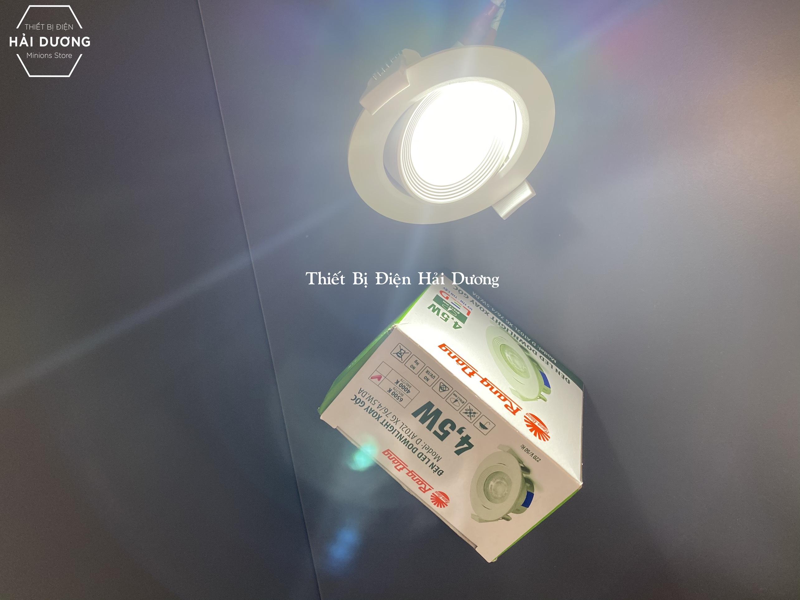 Đèn LED âm trần Downlight đổi màu Rạng Đông D AT02L ĐM 90/6W