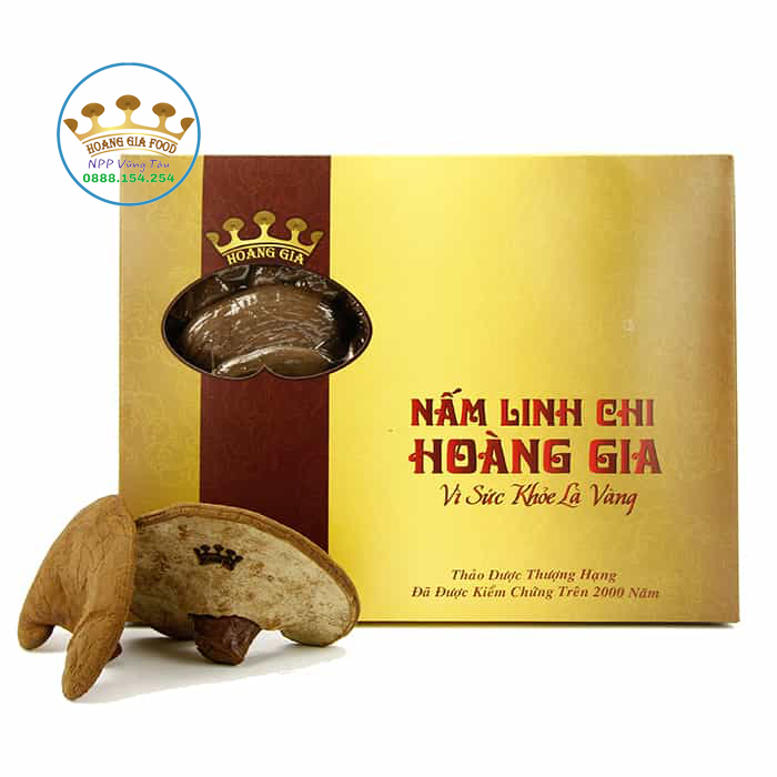 Nấm Linh Chi Hoàng Gia Thái Lát 500g