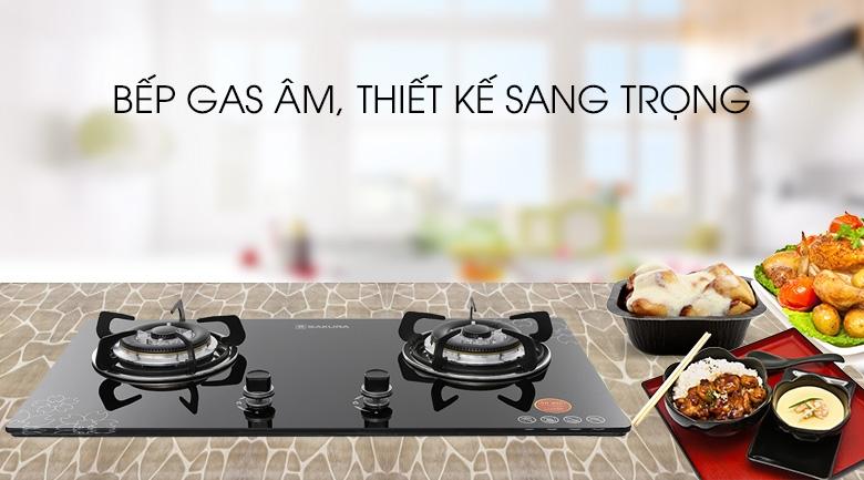 Bếp gas âm Sakura SV-2577GB