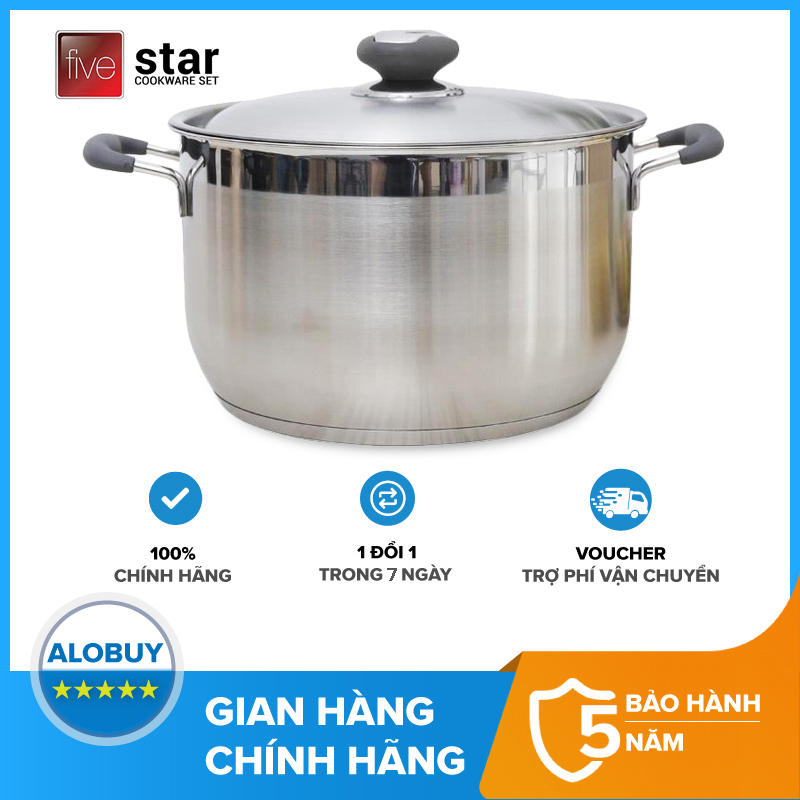 Nồi inox 3 đáy FiveStar N26-3D 26cm