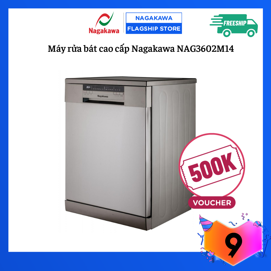 Máy rửa bát Nagakawa NAG3602M14
