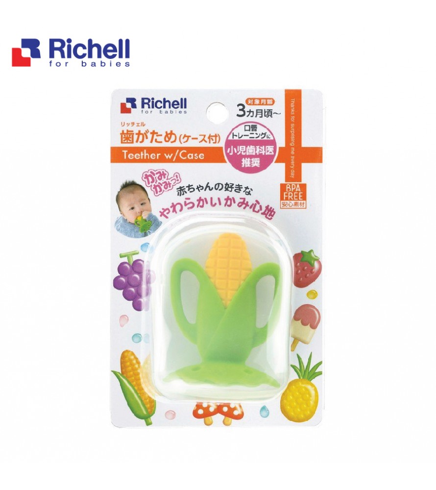 Gặm nướu silicone bắp ngô Richell RC22023