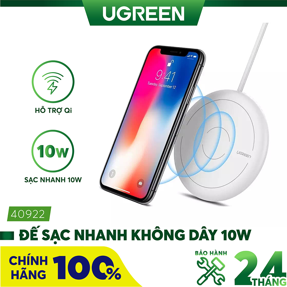 Sạc không dây 10W Ugreen 40922