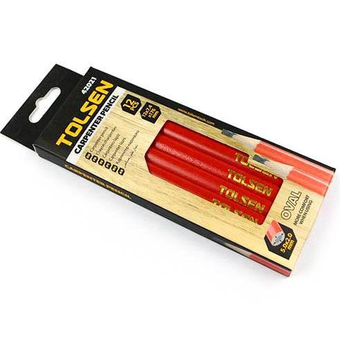 Bộ 12 Bút Chì Thợ Mộc Tolsen 42021