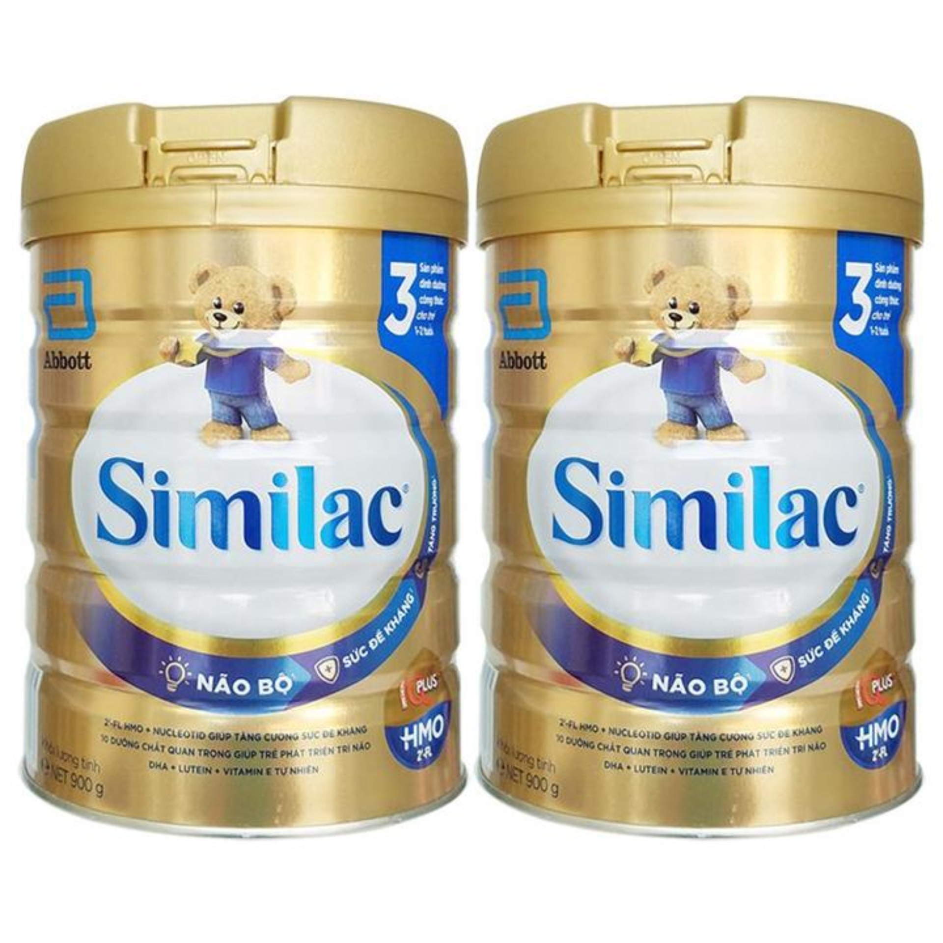 Combo 2 Lon Sữa Bột Similac 3 (1-2 tuổi) 900g
