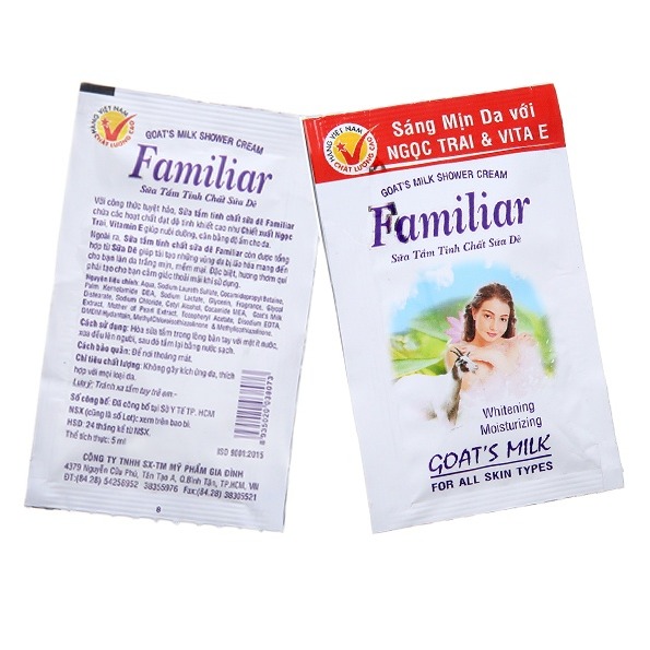 Sữa tắm Familiar Tinh Chất Sữa Dê (Dạng Gói)