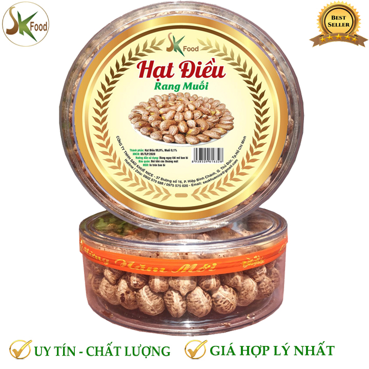 Hạt điều rang muối SK FOOD 500g