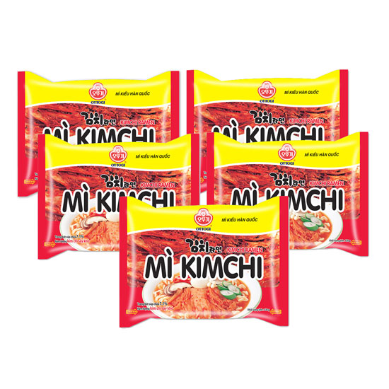 Mì Kim Chi Ottogi 120G combo 5 gói
