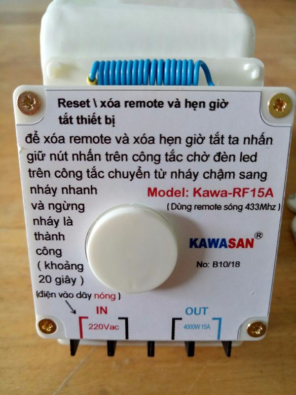 Công tắc điều khiển từ xa KW-RF15A