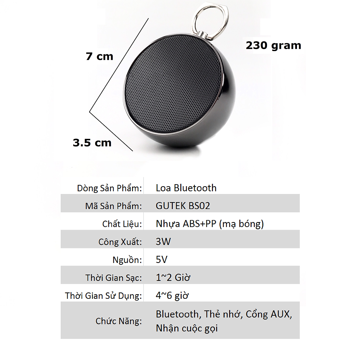 Loa Bluetooth mini Simplicity BS02