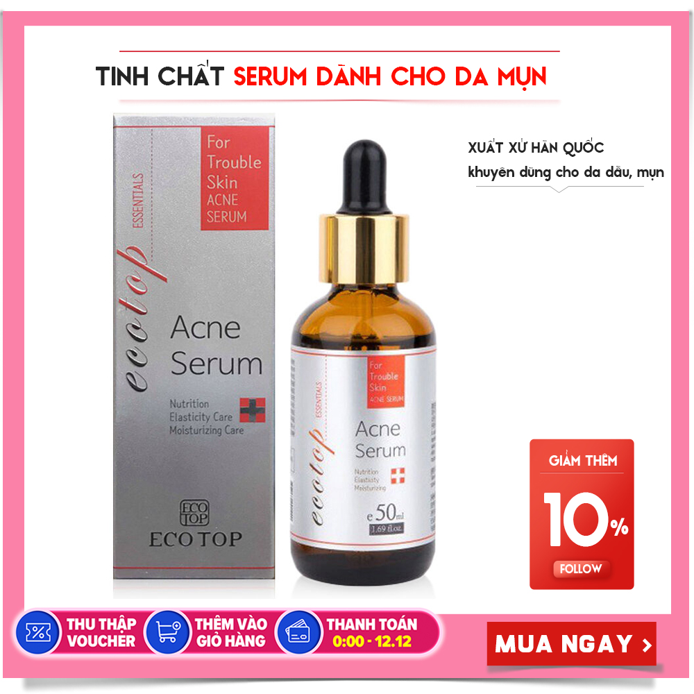 Tinh Chất Serum Đặc Trị Mụn Ecotop Acne Serum