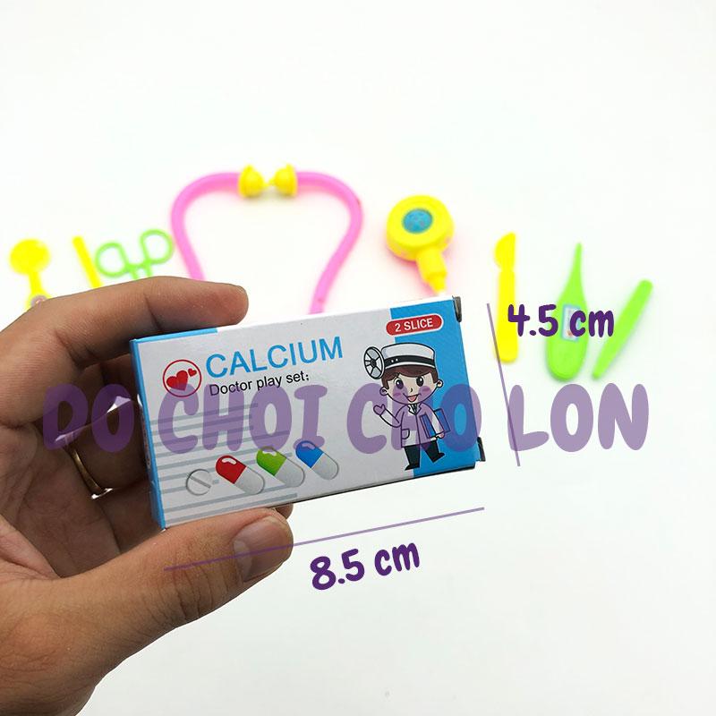 Vỉ đồ chơi bác sĩ 9 món dụng cụ 669-010