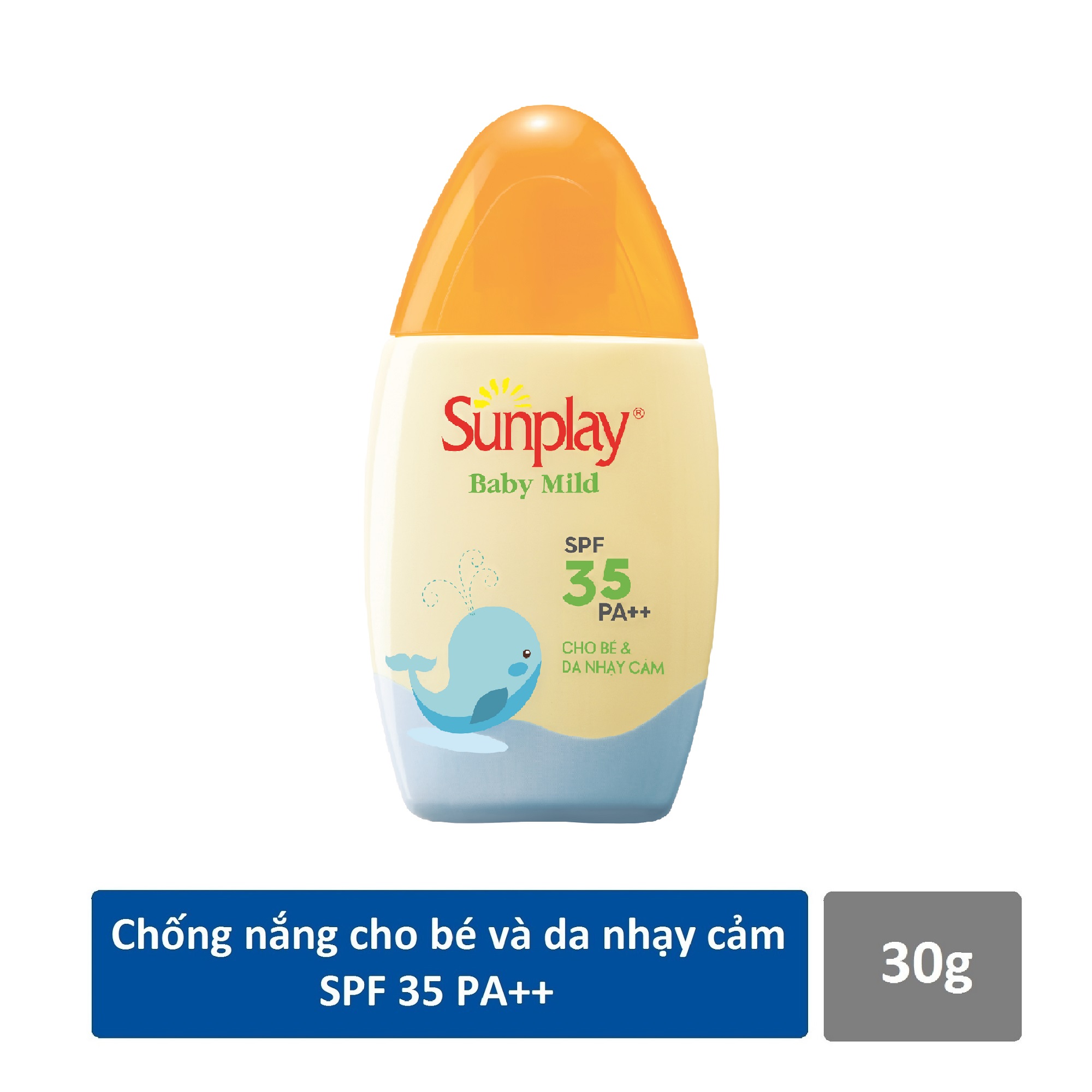 Sữa chống nắng cho da nhạy cảm Sunplay Baby Mild SPF35,PA++ 30g