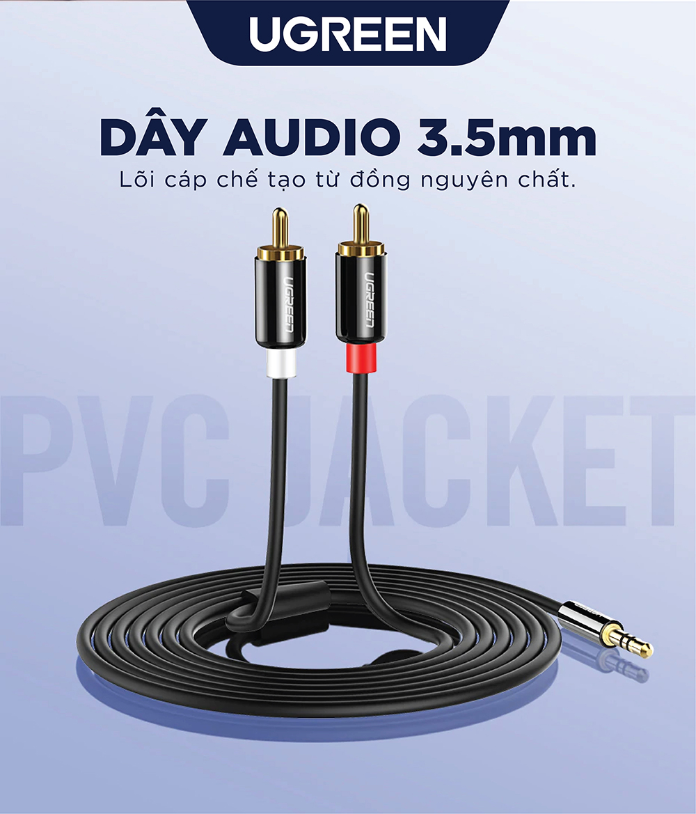 Cáp Audio 3.5mm Ugreen UG-10590