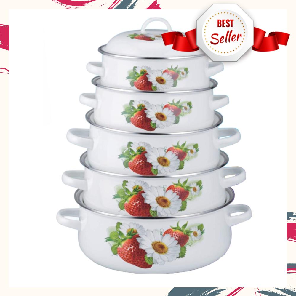 BỘ NỒI TRÁNG MEN MISHIO MK5G