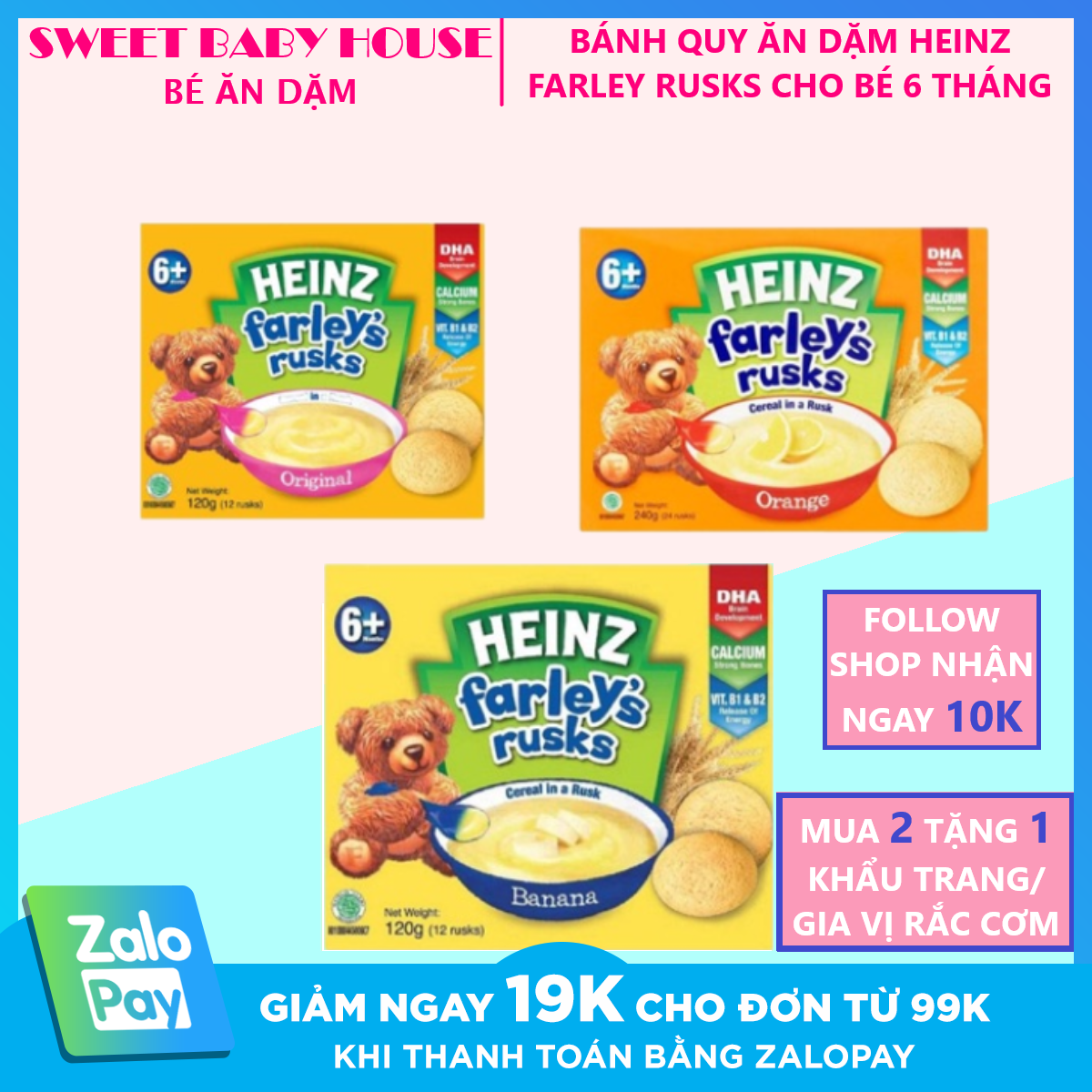 Bánh Qui Heinz Farley'S Vị Cam 240Gr