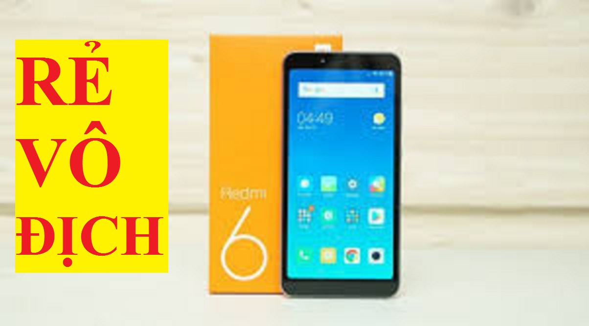 Điện thoại Xiaomi Redmi 6 - 4GB RAM, 64GB, 5.45 inch