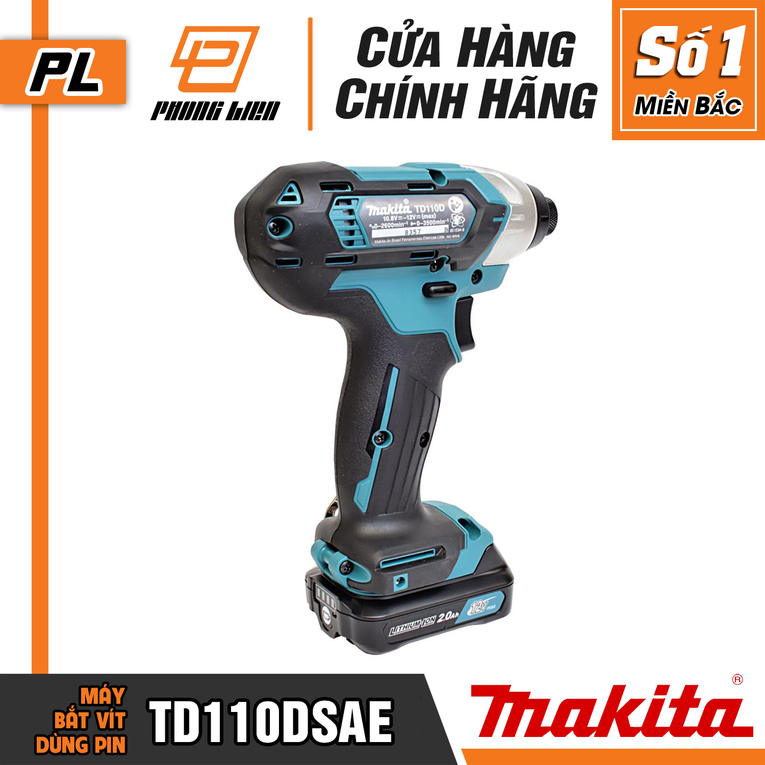 MÁY BẮT VÍT MAKITA TD110DSAE