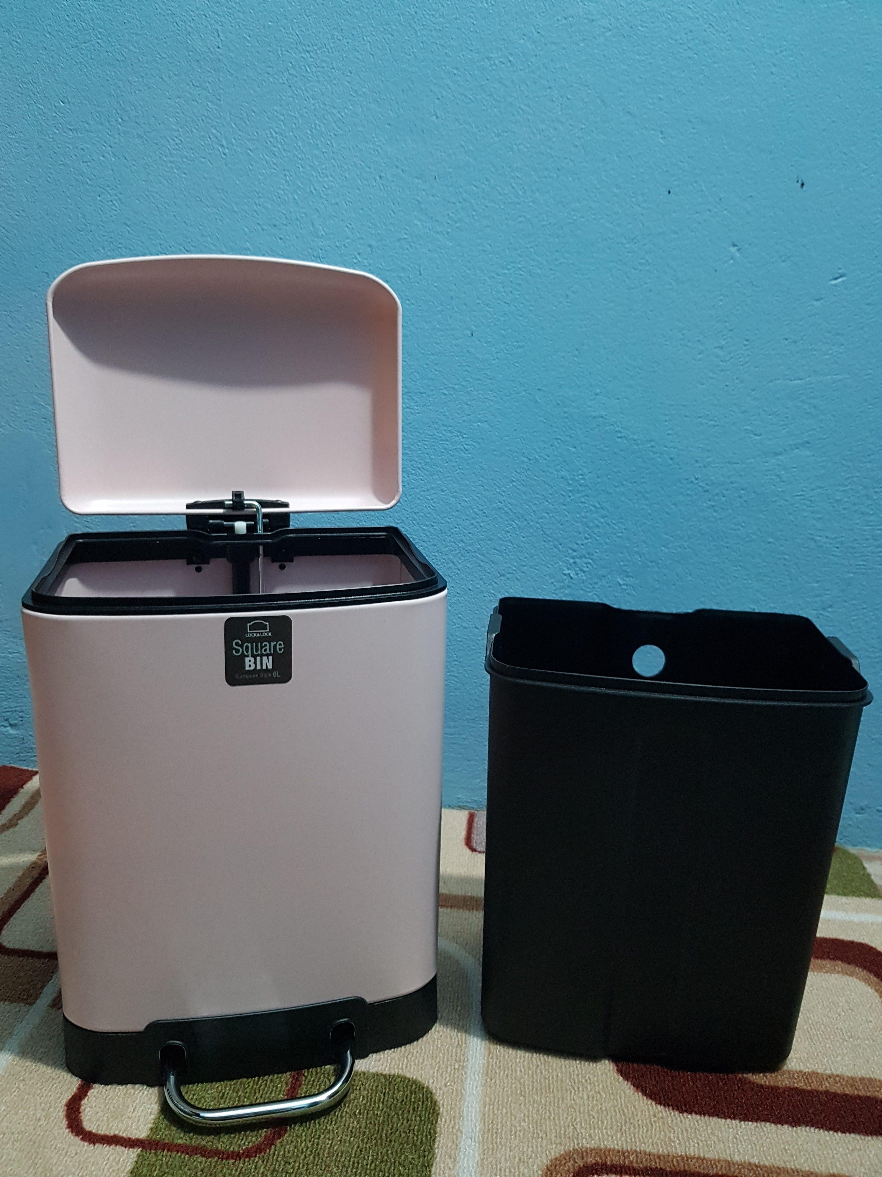 Thùng rác vuông lock&lock BYP122 - 6L