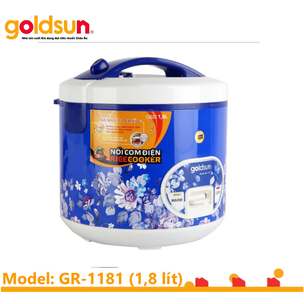 Nồi Cơm Điện Goldsun GR-1181 1.8L