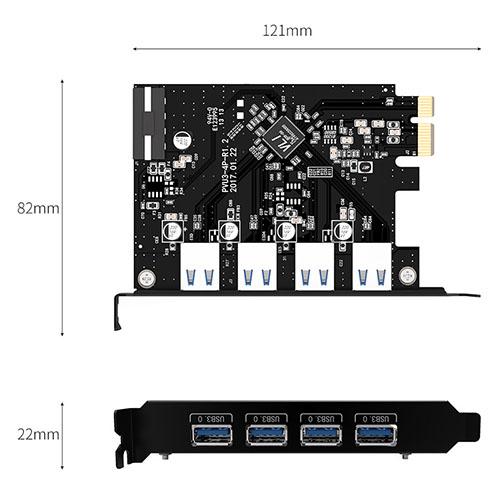 Card chuyển đổi ORICO PVU3-4P