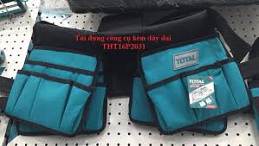 Túi đựng dụng cụ kèm dây đai Total THT16P2031