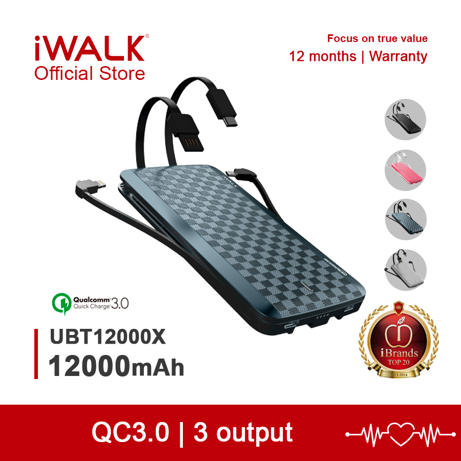 Sạc dự phòng iWalk UBT12000X 12000mAh