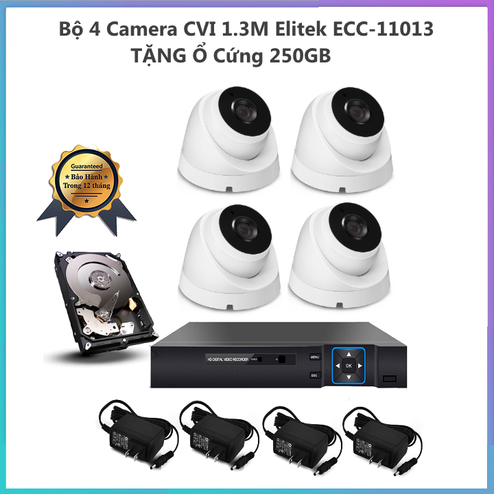 Bộ camera Elitek ECC-11013