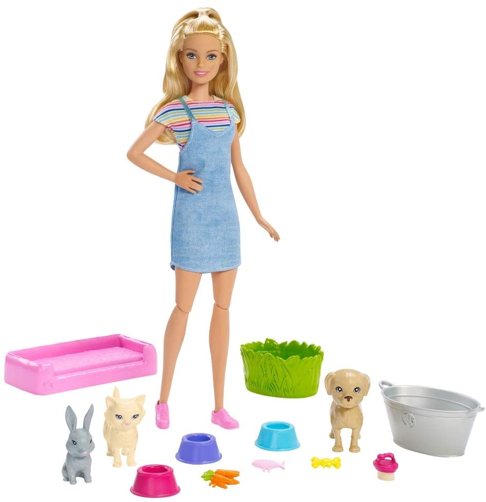 Đồ chơi BARBIE - Barbie cùng thú cưng tinh nghịch - FXH11
